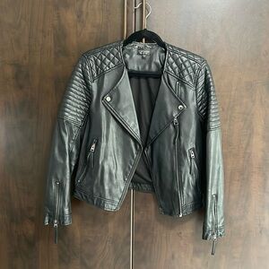 Top Shop Leather Jacket size 4